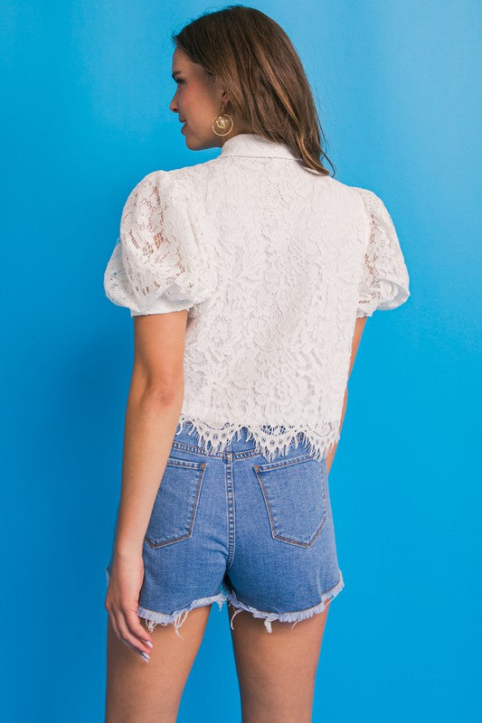 The Lincoln Lace Top