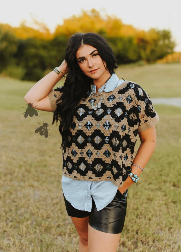 Topaz Knit Sweater Vest