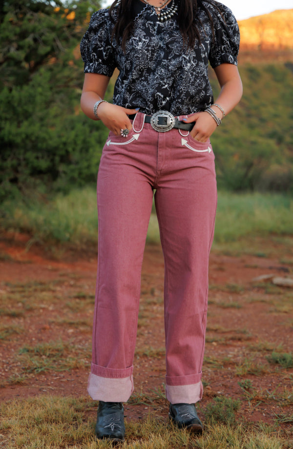 The Rose Smiley Pants