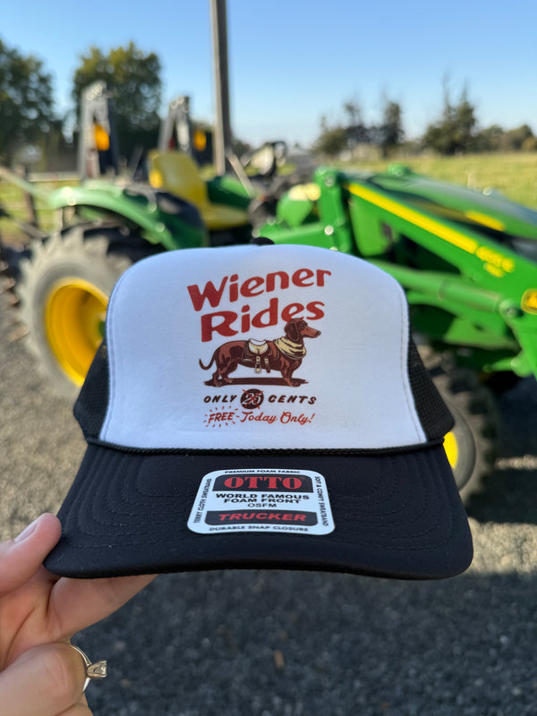 Wiener Rides Trucker Hat