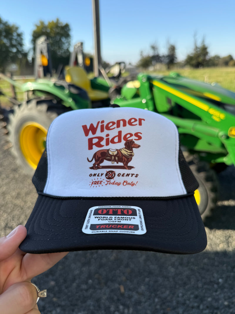 Wiener Rides Trucker Hat