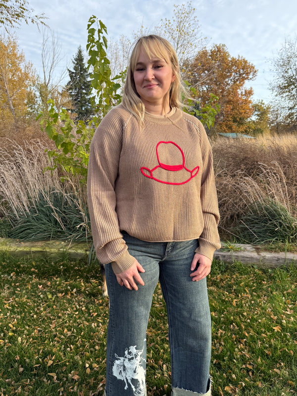 Hats Off Cowboy Sweater