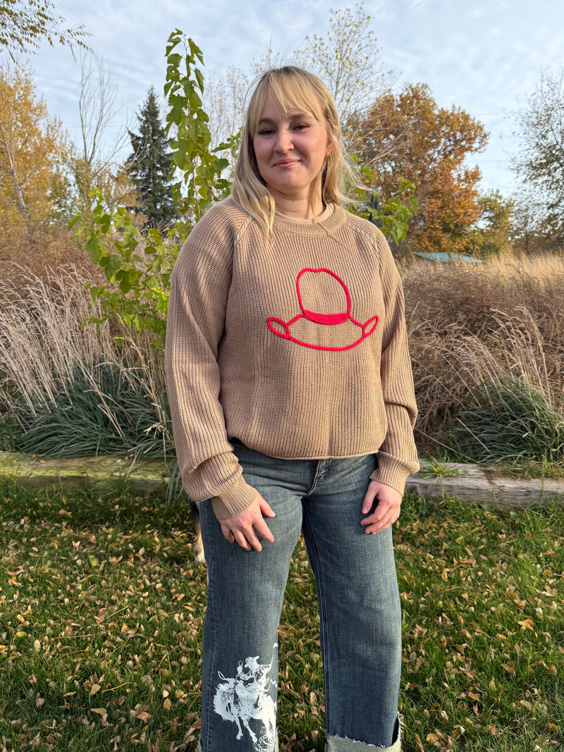 Hats Off Cowboy Sweater