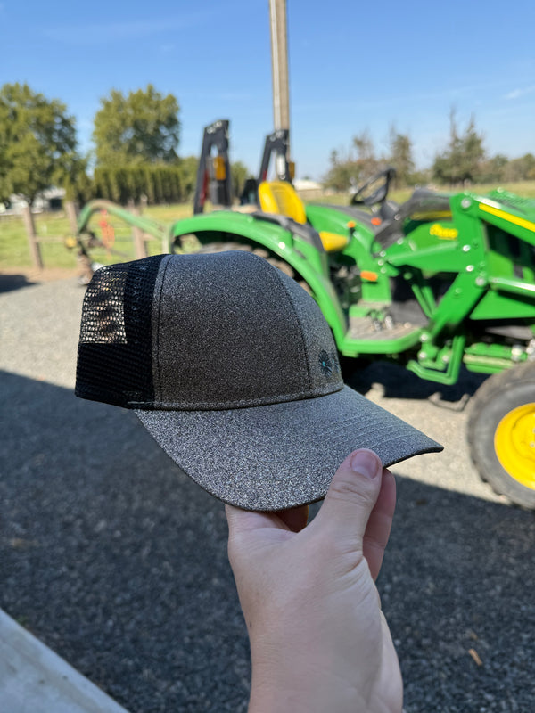 Gold Glitter Trucker Hat