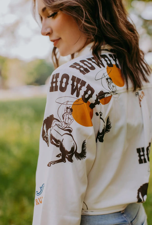 Giddy Up N Go Button Up