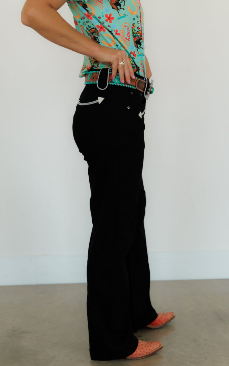The Black Smiley Pants