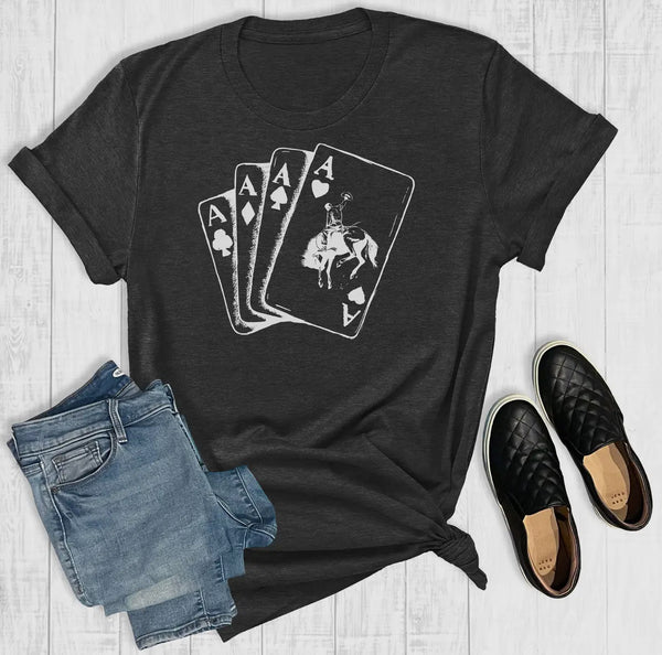 Poker Hand Graphic Tee