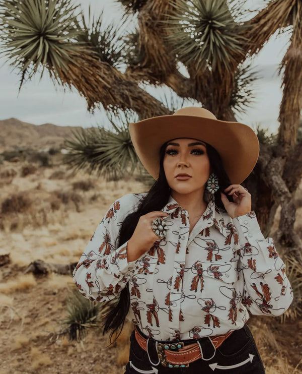 Rope Me a Cowboy Pearl Snap