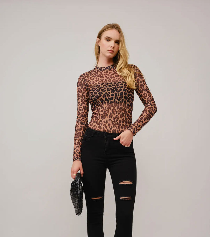 Wild Cat Mesh Long Sleeve
