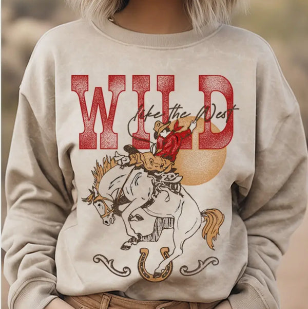 Wild Like the West Crewneck