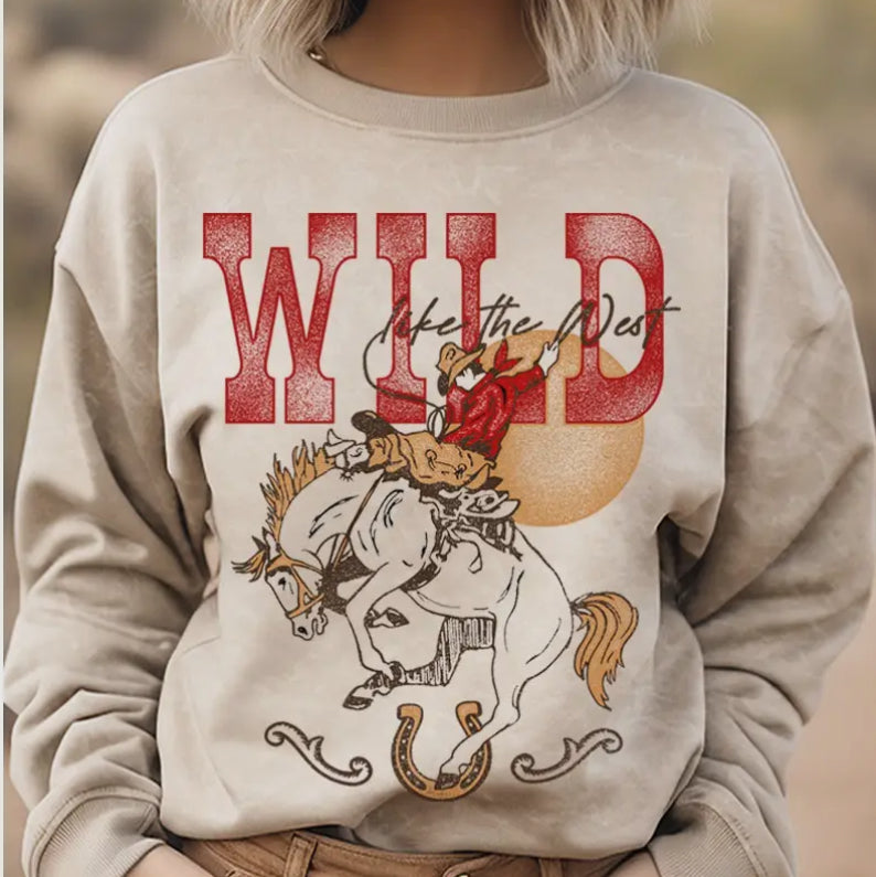 Wild Like the West Crewneck