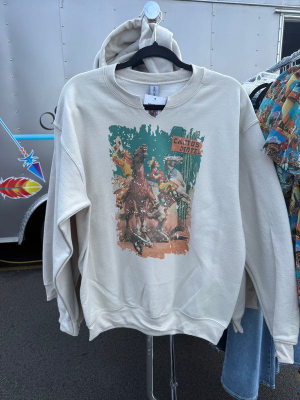 Cactus Motel Crewneck