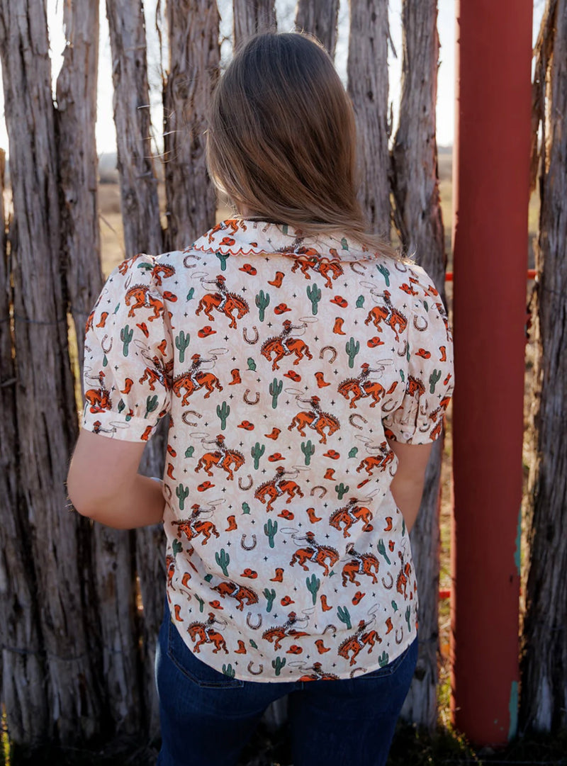 The Bronc Buster Top