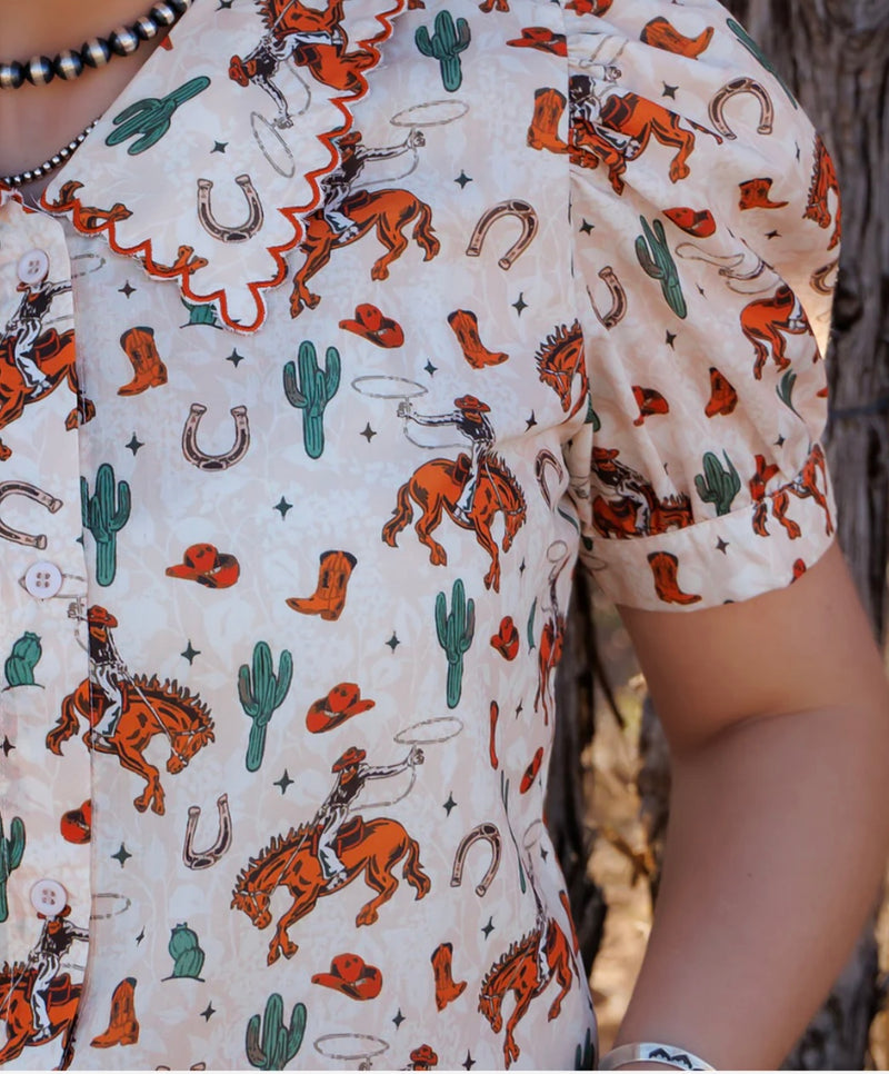 The Bronc Buster Top