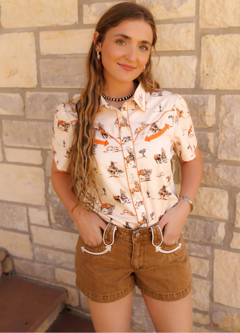 The Western Things Snap Top