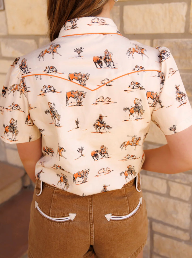 The Western Things Snap Top