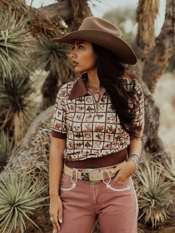 The Western Way Polo Top