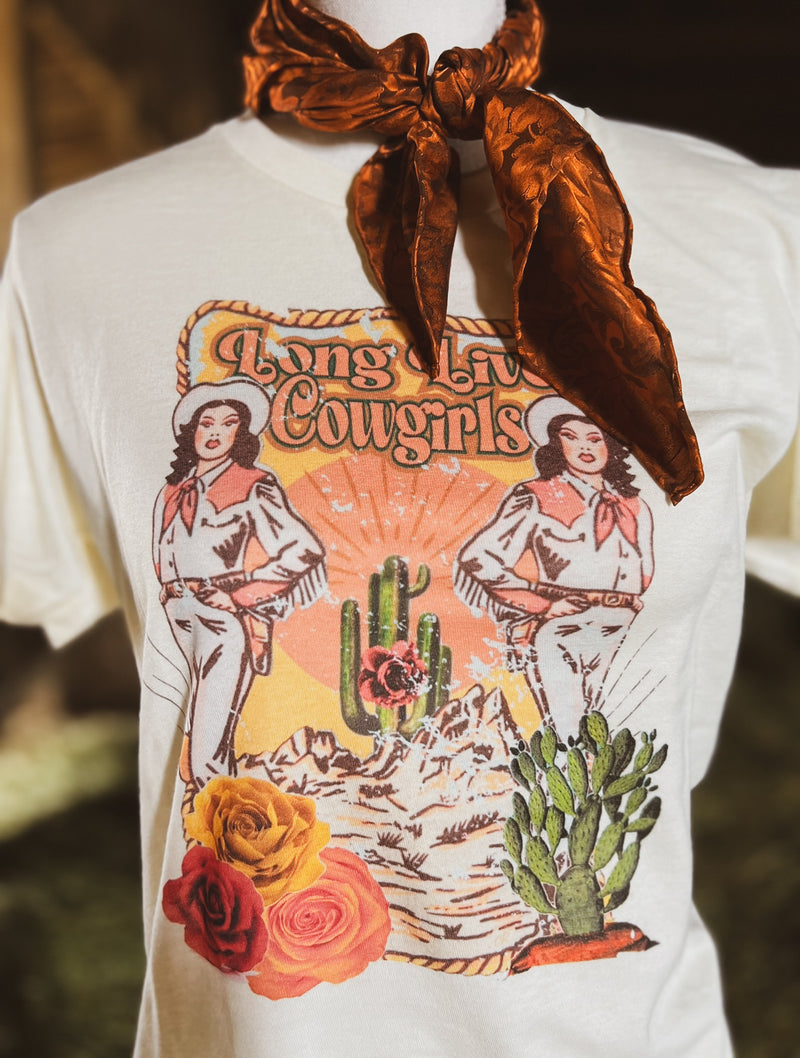 the long live cowgirls tee