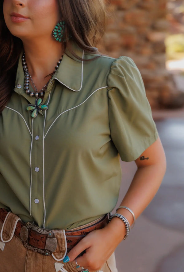 The Sagebrush Snap Top