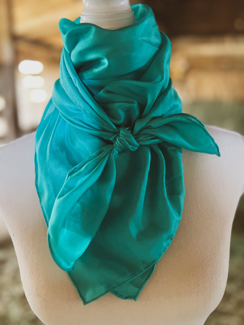 Solid Turquoise Scarf