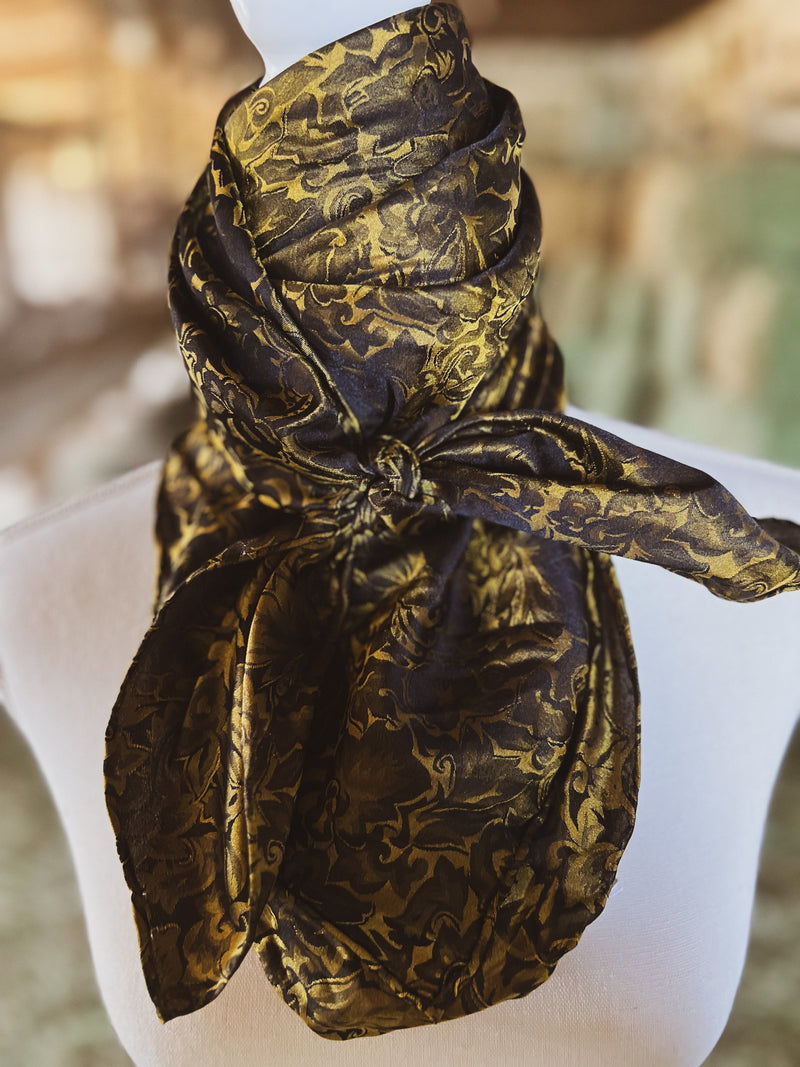 Gold Baroque Scarf