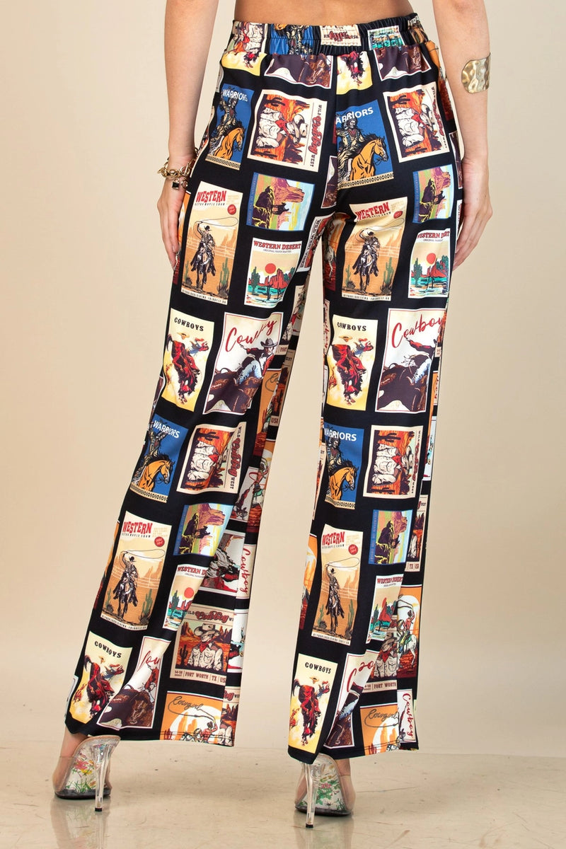 The Wild West Stamp Slacks