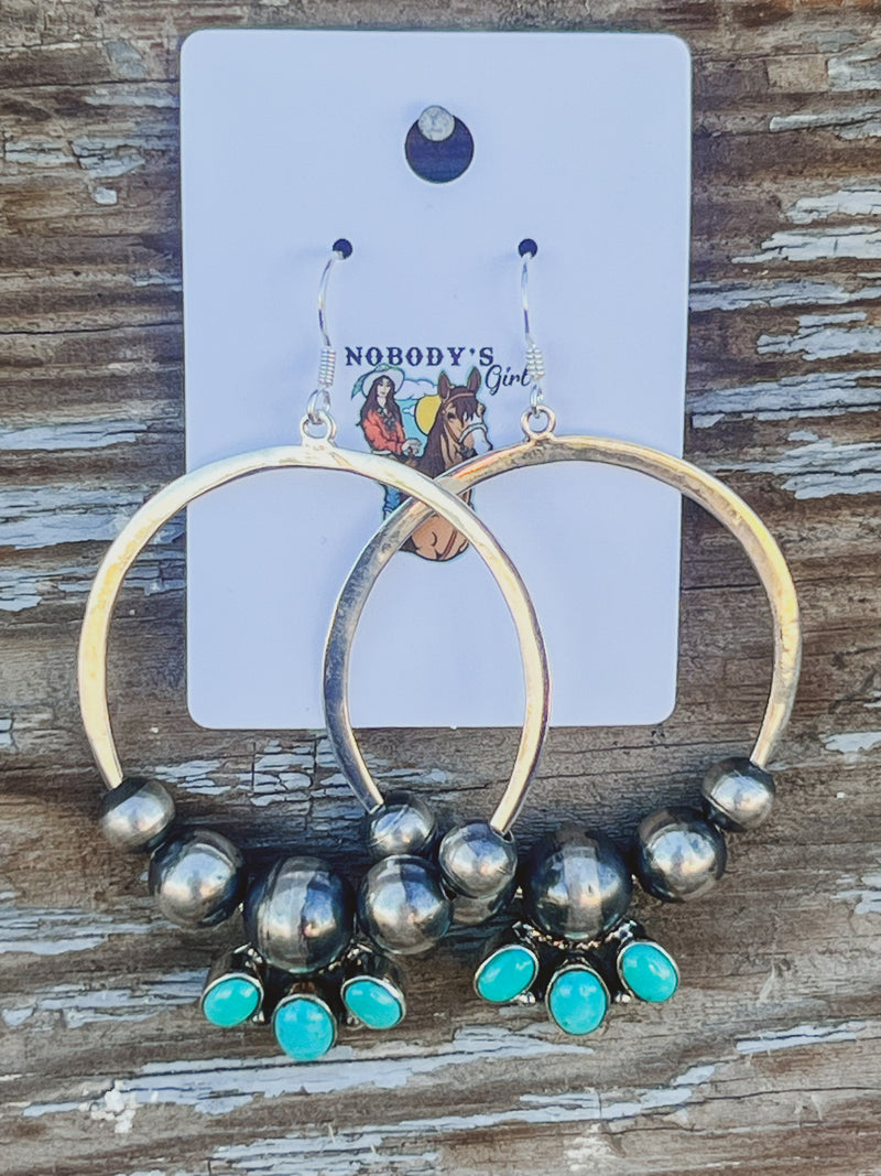 The Tessa Turquoise Earrings