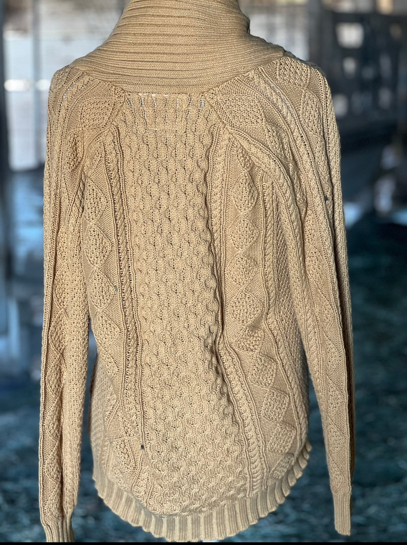 The Cowgirl Cable Knit Cardigan