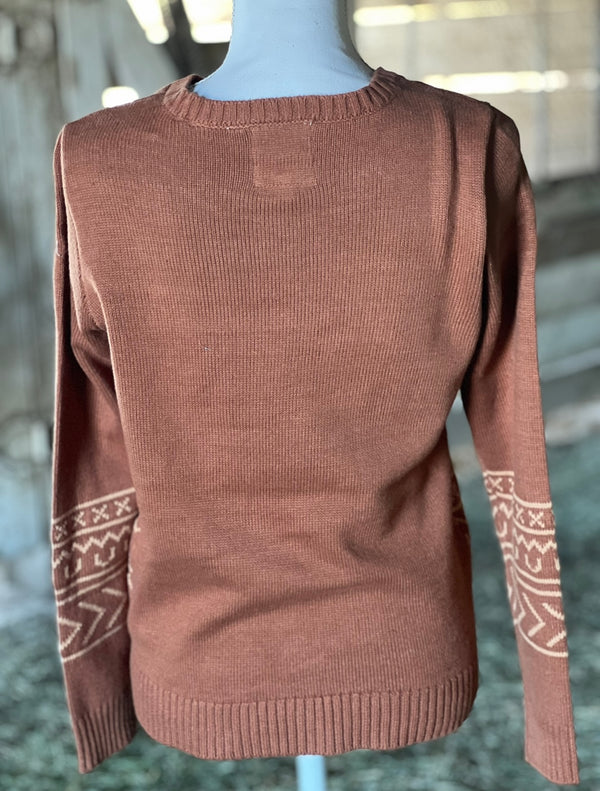 The Longhorn Sweater Cinnamon