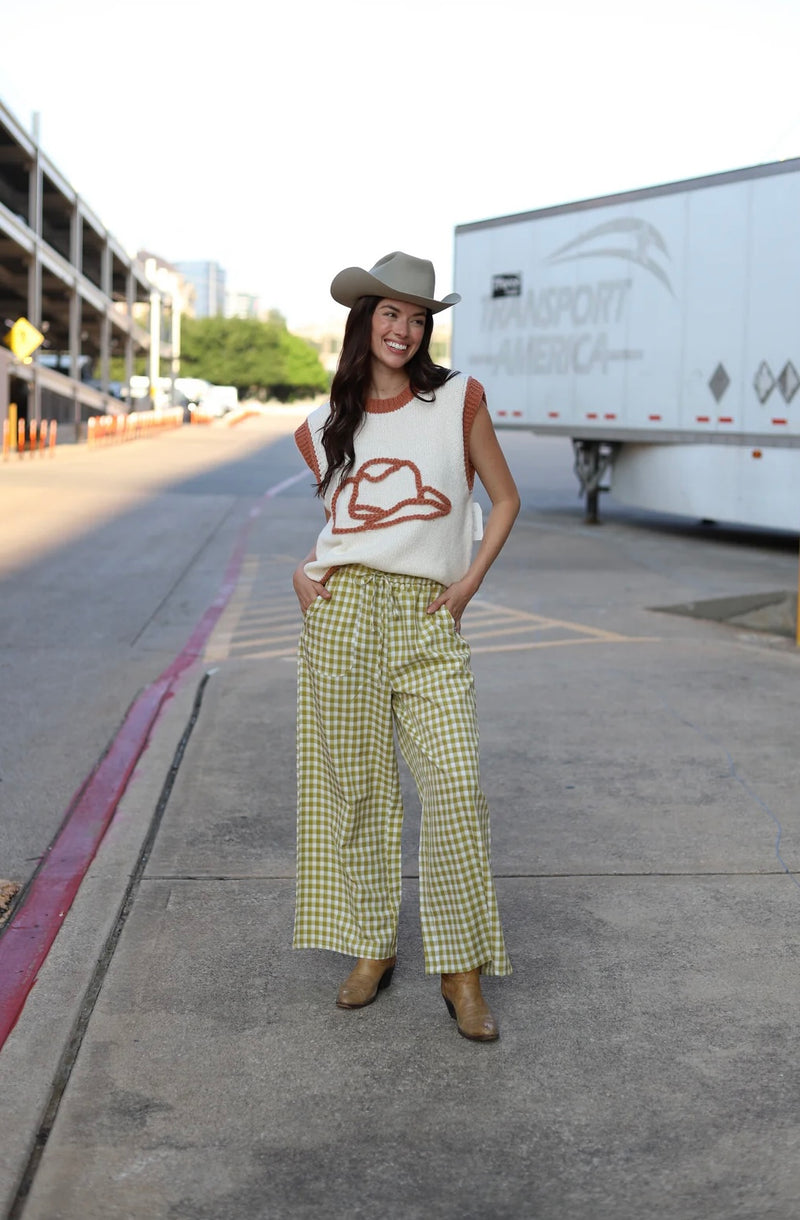 This Cowgirls Hat Sweater Vest