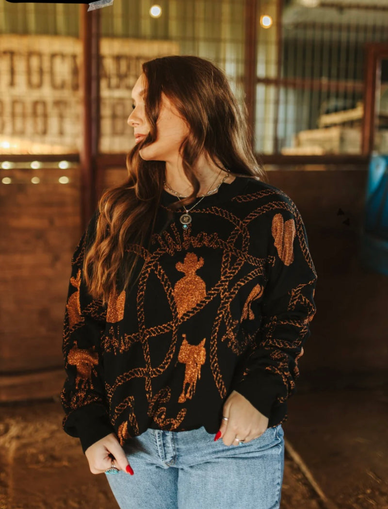 The Copper Cowboy Sweater