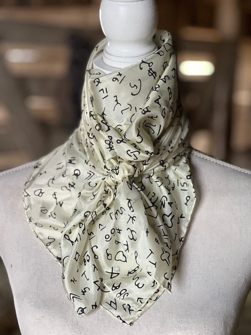 Ivory Brand Scarf