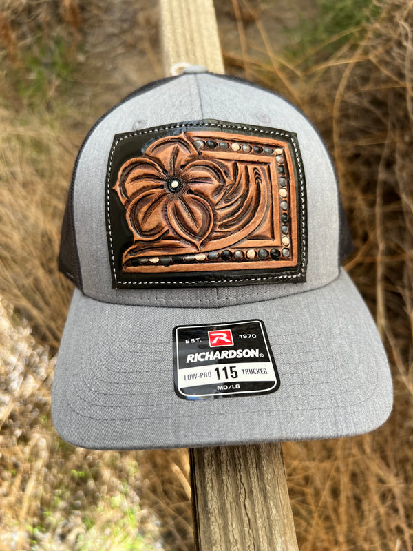Charcoal Dottie Cap