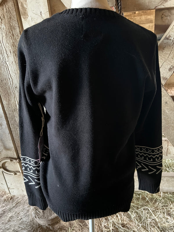 The Longhorn Sweater Black