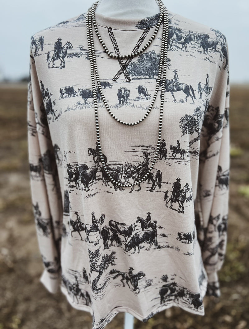 The Cattle Drive Crewneck