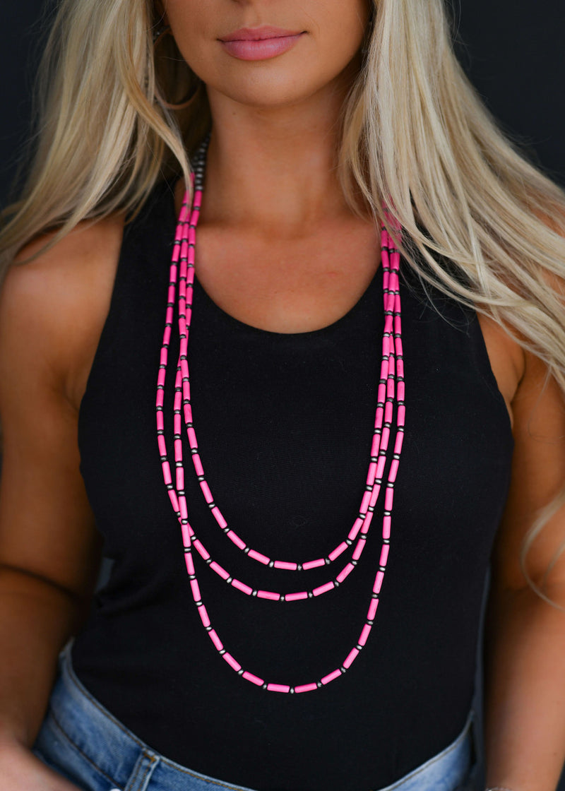 Pretty In Pink Necklace