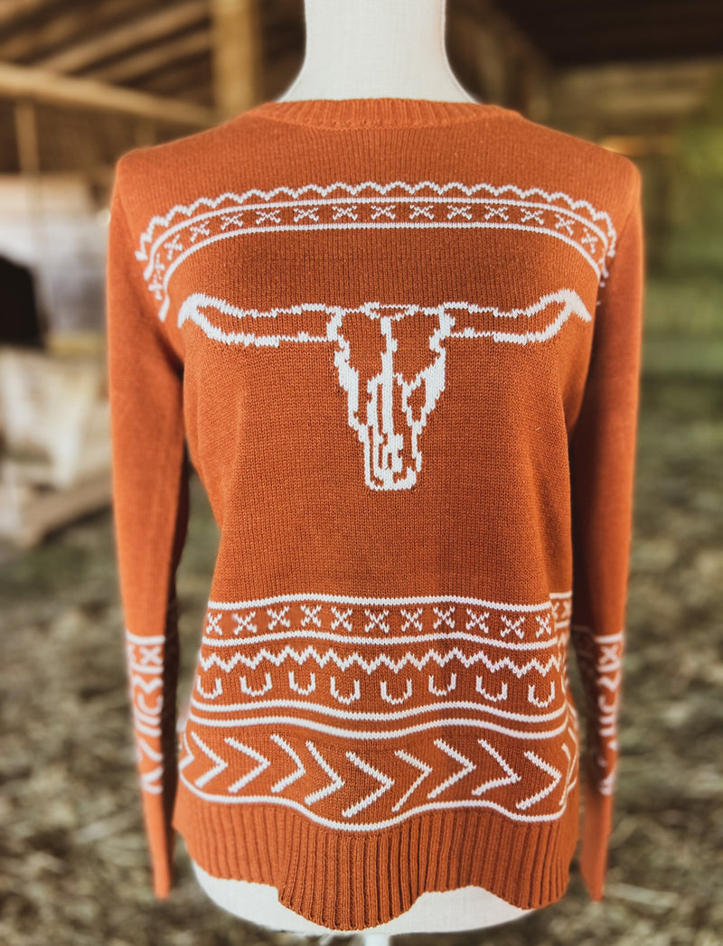 The Longhorn Sweater