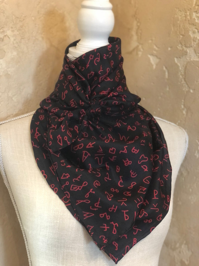 Black Brand Scarf