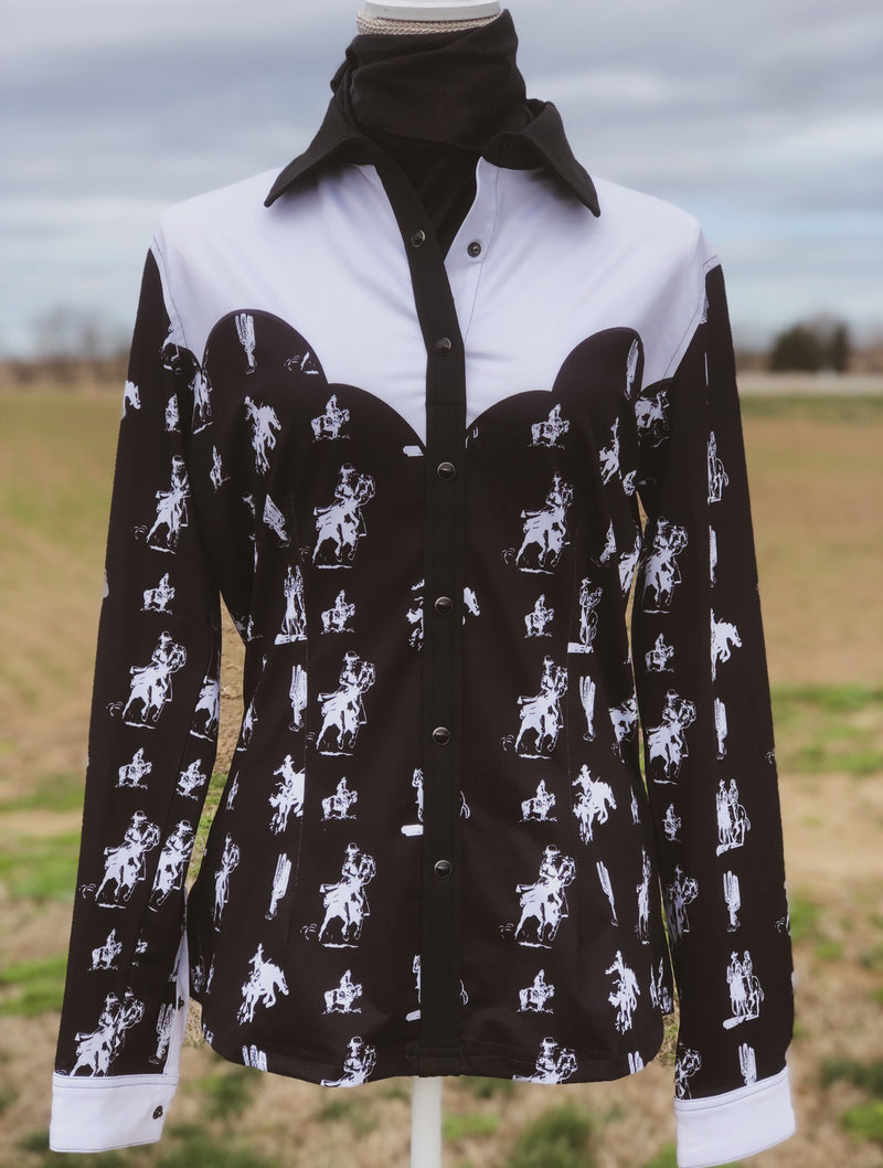 The Buckaroo Buttonup Black