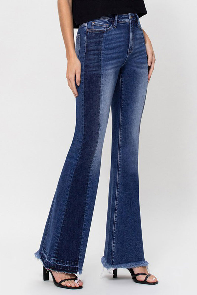 The Parker Flares Dark Rinse